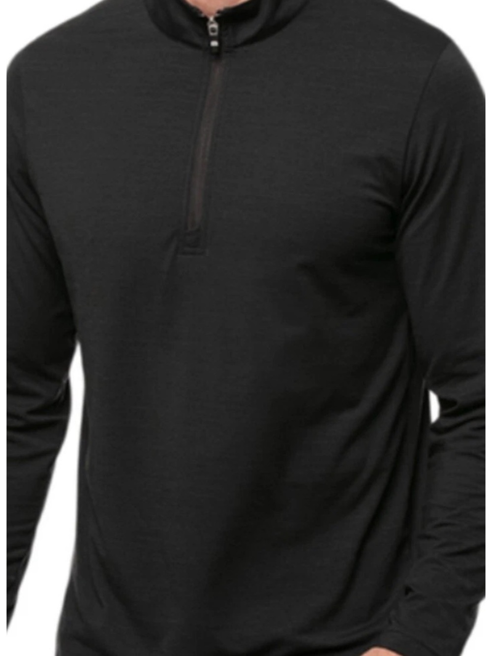 Travis Mathew Black lightweight long sleeve quarterzip size XL